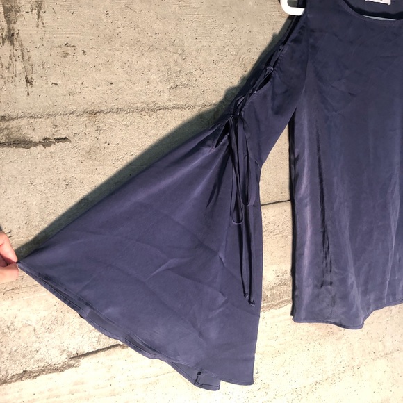 Anthropologie RO & DE lace up bell sleeve - Picture 2 of 4